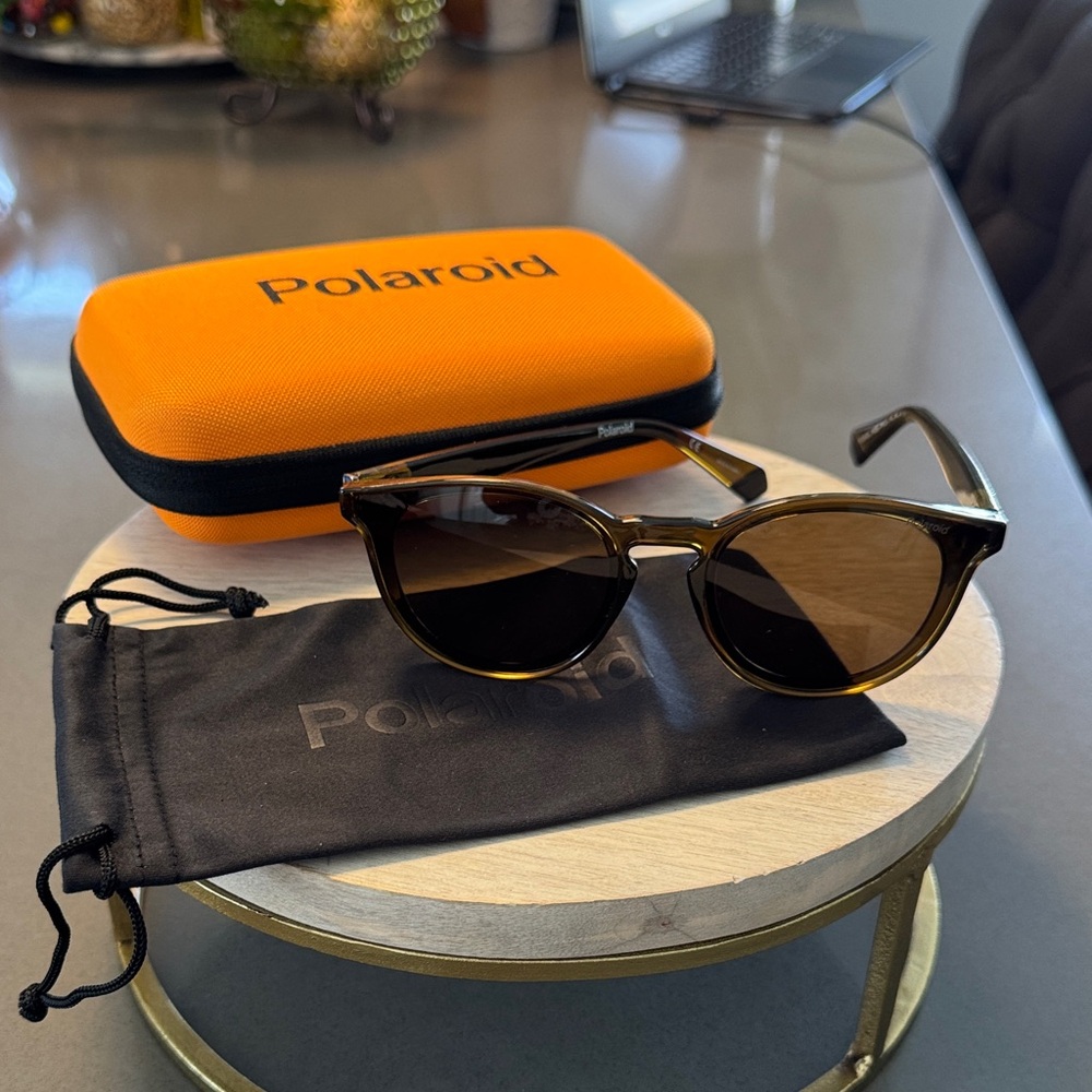 Polaroid Tortoise Shell Sunglasses with Orange/black Case.PLD 6143S 59-17 140